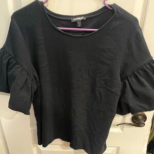 Express black blouse large